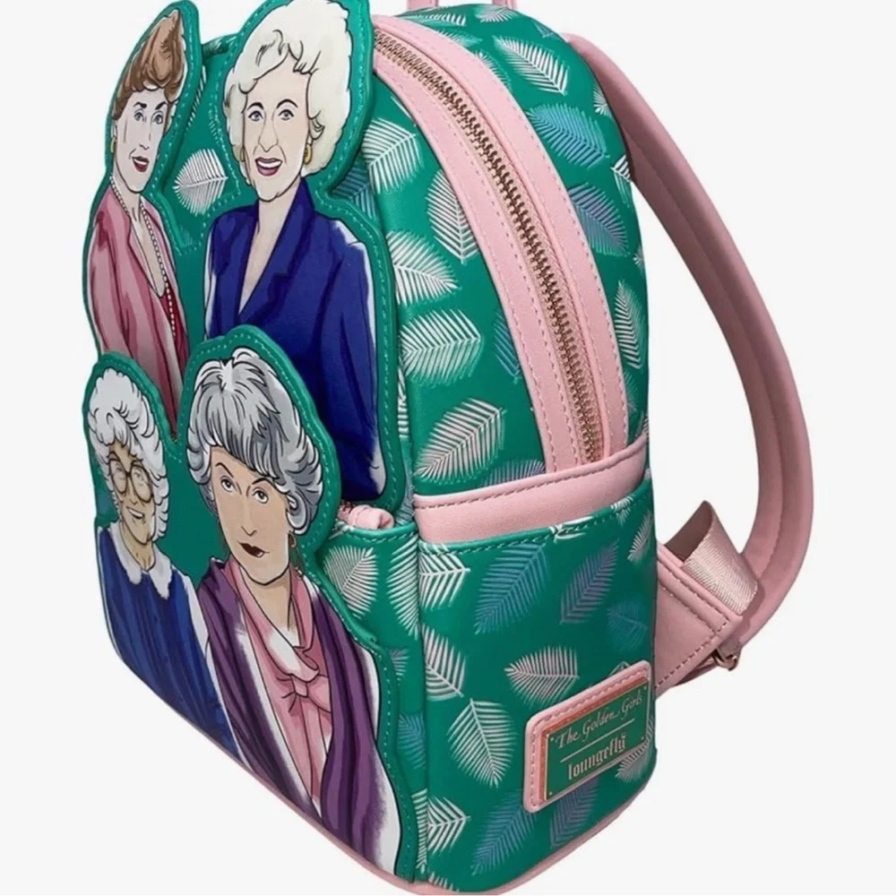 Loungefly The Golden Girls Television Show Stay Golden Mini Backpack